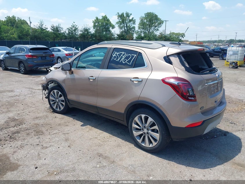 Vin: kl4cjasb4kb847104, lot: 46077980, buick encore fwd preferred 20193