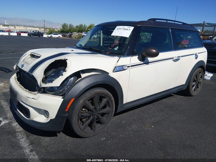 Vin: wmwzg3c58dt575928, lot: 46078016, mini clubman cooper s 20132