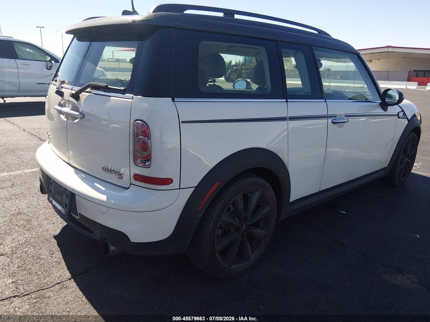 Vin: wmwzg3c58dt575928, lot: 46078016, mini clubman cooper s 20134