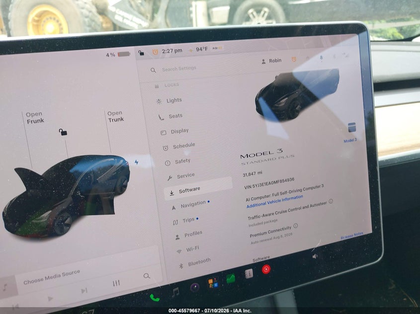 2021 TESLA MODEL 3 SEDAN ELECTRIC