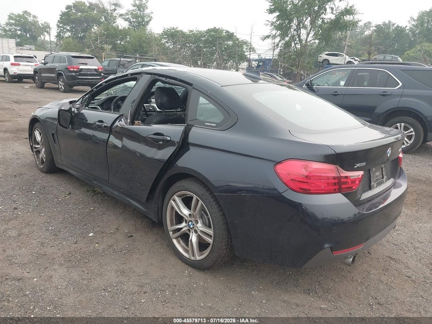 Vin: wba4b3c51gg528309, lot: 46078067, bmw 435i gran coupe xdrive 20163