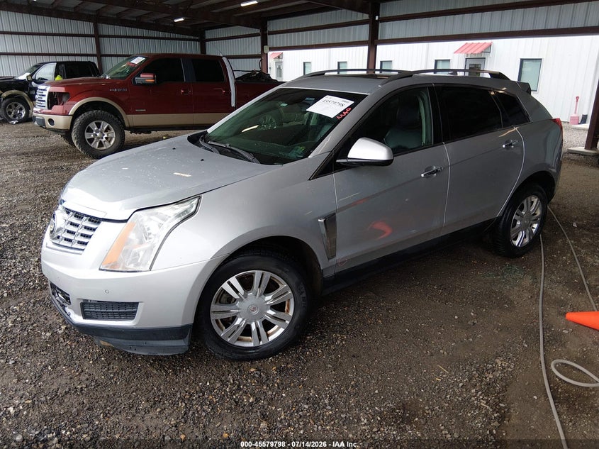 Vin: 3gyfnbe30es517982, lot: 46078151, cadillac srx luxury collection 20142
