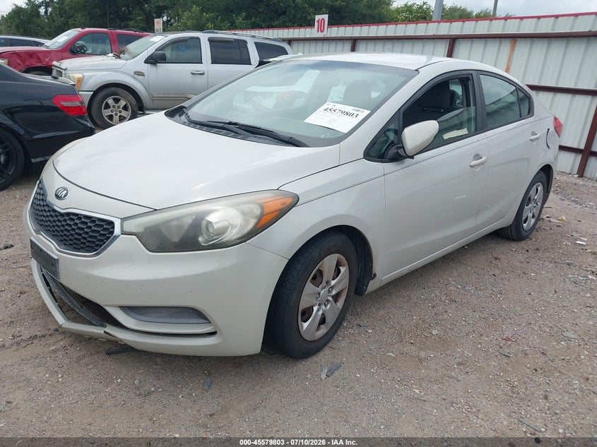 Vin: knafk4a63f5419998, lot: 46078156, kia forte lx 20152