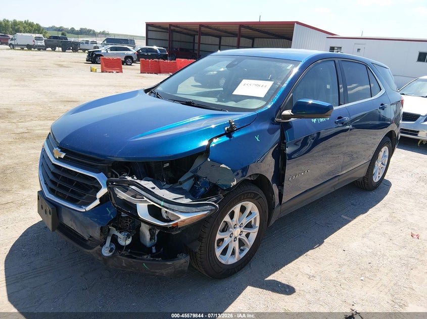 2020 Chevrolet Equinox Awd Lt 1.5L Turbo, Left Front, IAAI, VIN 3GNAXUEV9LL283461 — photo 2