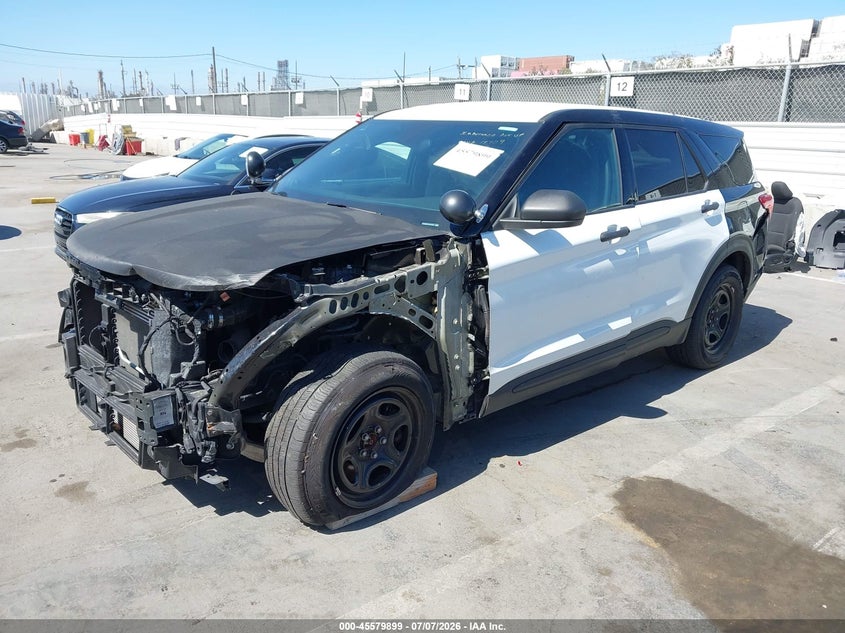 Vin: 1fm5k8acxpgc18709, lot: 46078252, ford police interceptor utility 20232