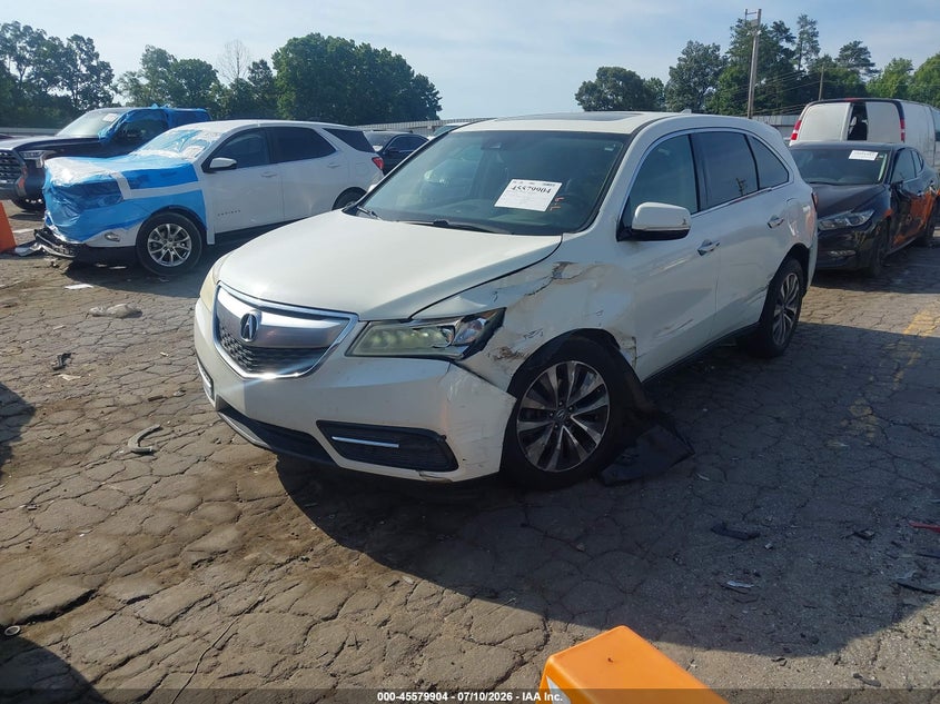 2016 ACURA MDX auction photo 2