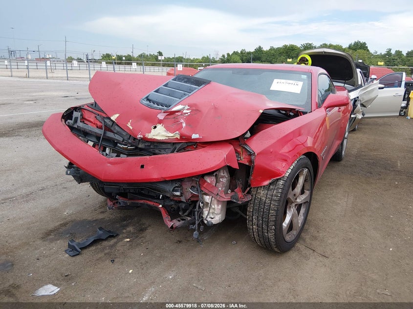 2015 Chevrolet Camaro, Удар спереду, IAAI, VIN 2G1FK1EJ9F9175933 — фото 2
