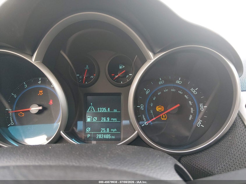 2012 CHEVROLET CRUZE VIN 1G1PE5SC9C7310849 — фото 7
