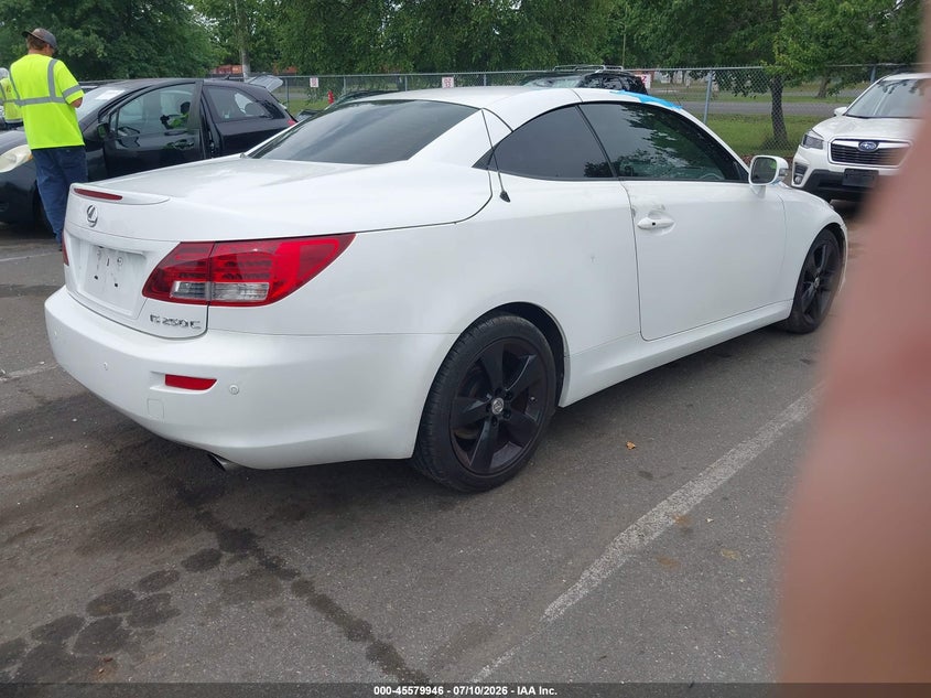 Vin: jthff2c20c2522099, lot: 46078300, lexus is 250c 20124