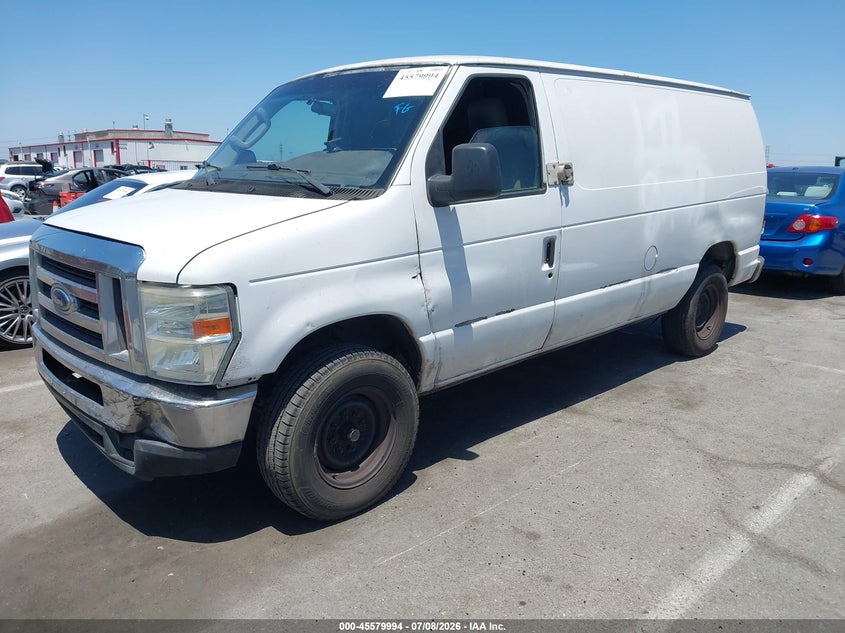 Vin: 1ftne2el4bdb40568, lot: 46078347, ford e-250 commercial 20112