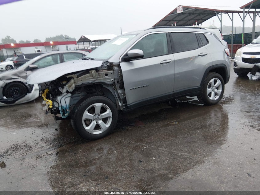 Vin: 3c4njdbb2lt209692, lot: 46078409, jeep compass latitude 4x4 20202