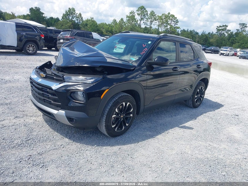 2022 Chevrolet TrailBlazer, Right Front, IAAI, VIN KL79MPS21NB106615 — photo 2