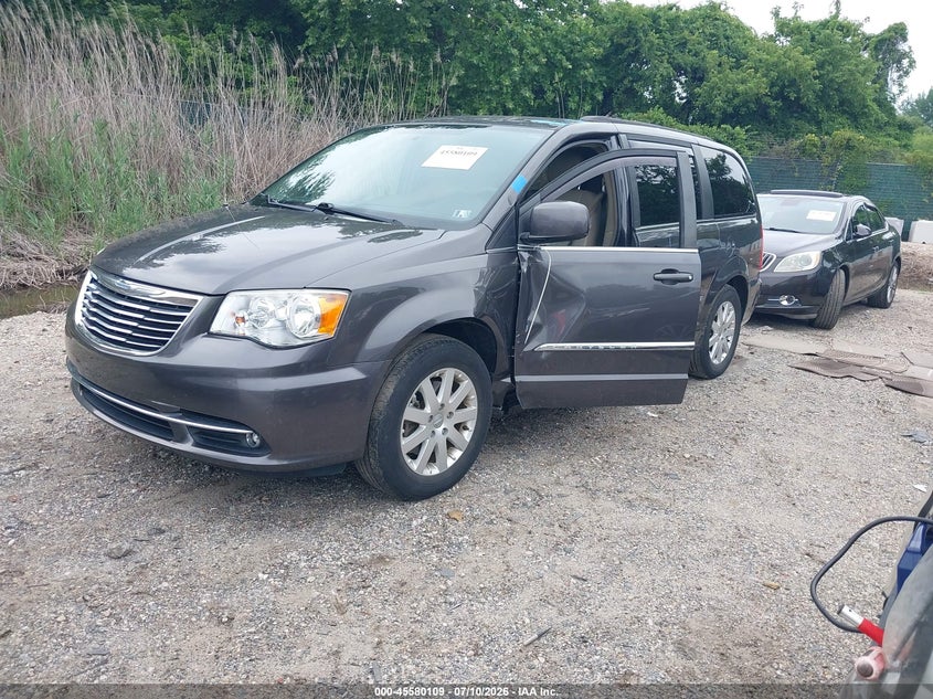 Vin: 2c4rc1bg5fr589575, lot: 46078462, chrysler town & country touring 20152