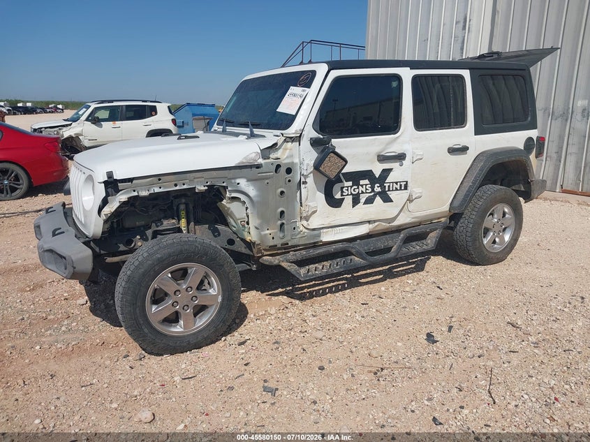 2020 JEEP WRANGLER UNLIMITED auction photo 2