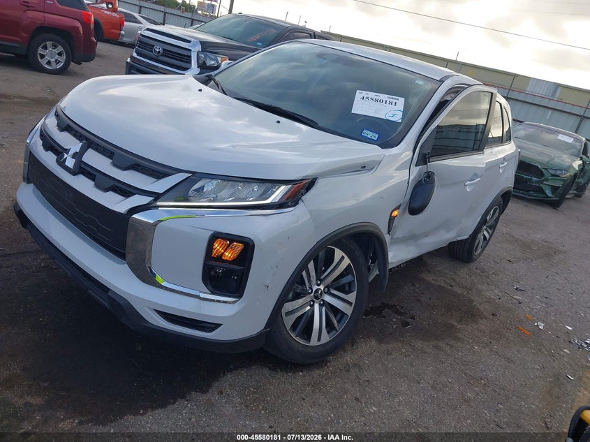 Vin: ja4aruau1pu010245, lot: 46078534, mitsubishi outlander sport 2.0 es awc 20232