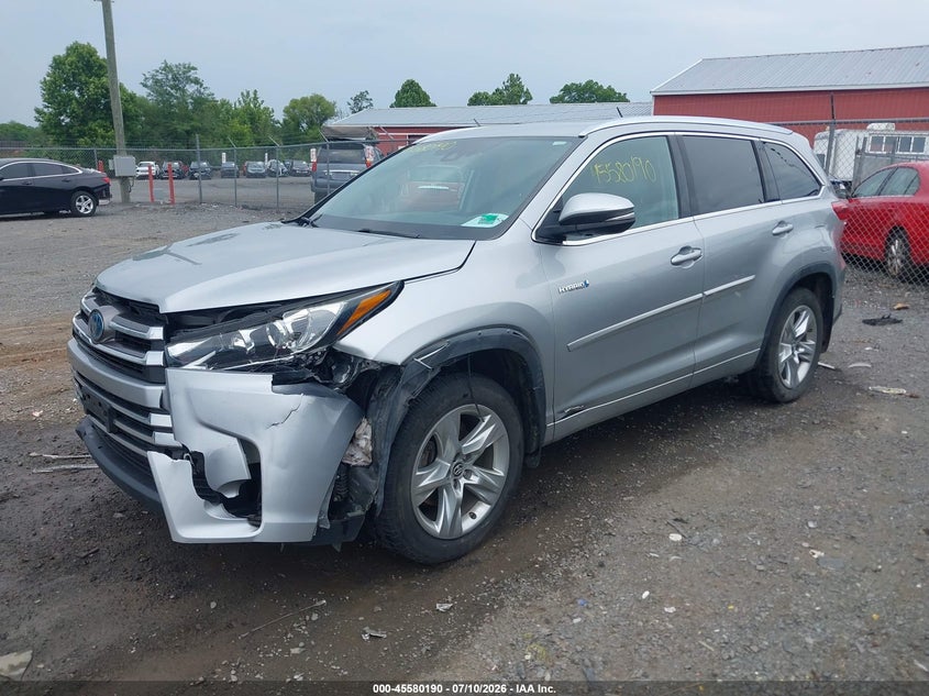 2019 Toyota Highlander, Front End, IAAI, VIN 5TDDGRFH2KS077354 — photo 2