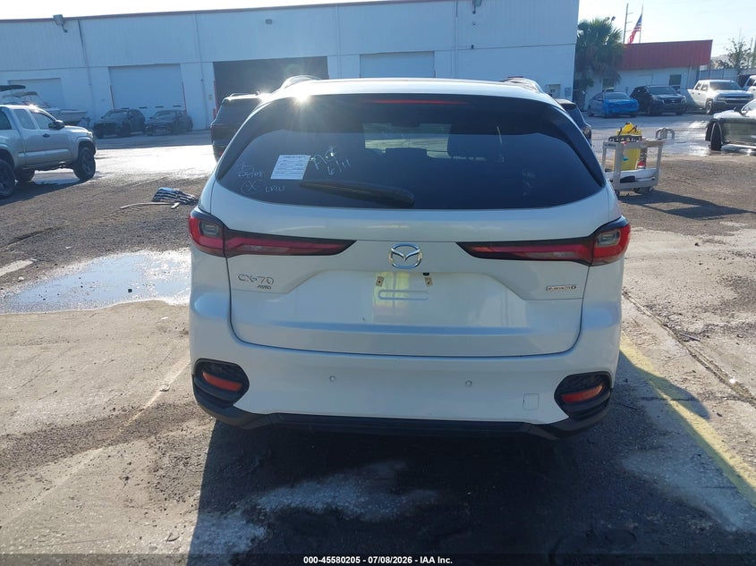 2025 Mazda Cx-70 3.3 Turbo Preferred Package VIN: JM3KJBHD3S1121926 Lot: 45580205