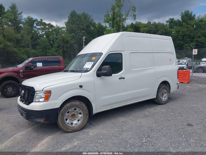 Vin: 1n6bf0ly1mn806668, lot: 46078562, nissan nv cargo nv2500 hd sv high roof v6 20212