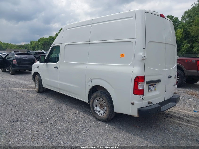 Vin: 1n6bf0ly1mn806668, lot: 46078562, nissan nv cargo nv2500 hd sv high roof v6 20213