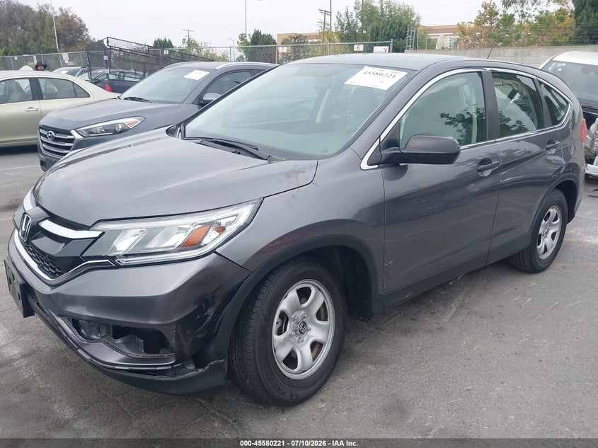 2016 Honda CR-V, Лівий перед, IAAI, VIN 3CZRM3H3XGG704136 — фото 2