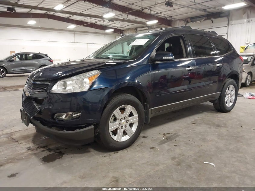 Vin: 1gnkrged8cj226232, lot: 46078584, chevrolet traverse lt w/1lt 20122