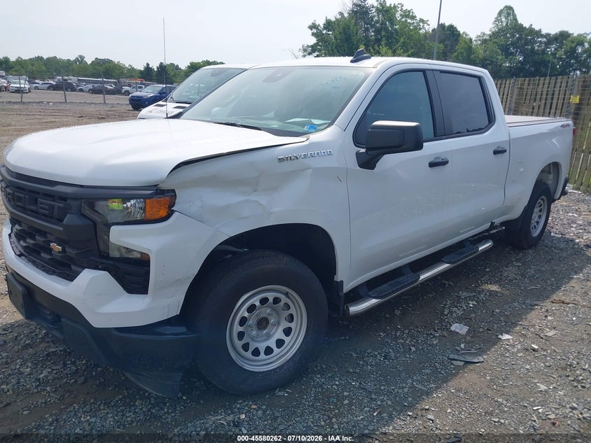 2024 Chevrolet Silverado 1500 4Wd Standard Bed Wt, Unknown, IAAI, VIN 1GCUDAED8RZ279830 — photo 2