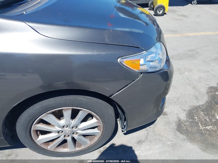 2009 TOYOTA COROLLA SEDAN 1.8L I-4 DOHC, VVT, 132HP