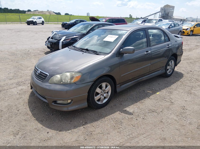 2007 TOYOTA COROLLA SEDAN 1.8L I-4 DOHC, VVT, 126HP