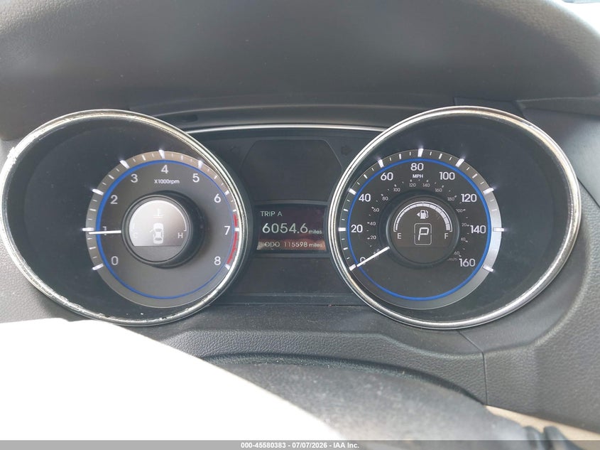 2013 HYUNDAI SONATA auction photo 7