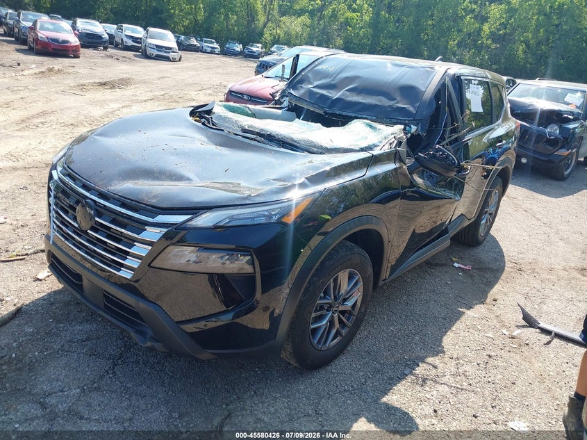 2025 Nissan Rogue S Intelligent Awd, Storm Damage, IAAI, VIN 5N1BT3AB1SC784008 — photo 2