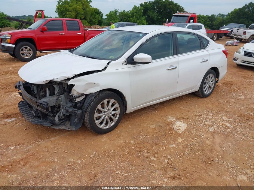 2019 Nissan Sentra Sv, Front End, IAAI, VIN 3N1AB7AP9KY448168 — photo 2