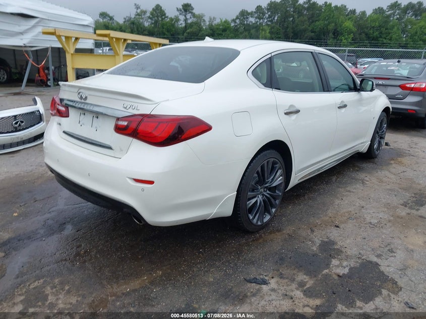 Vin: jn1by1prxhm210415, lot: 46078866, infiniti q70l 3.7x 20174