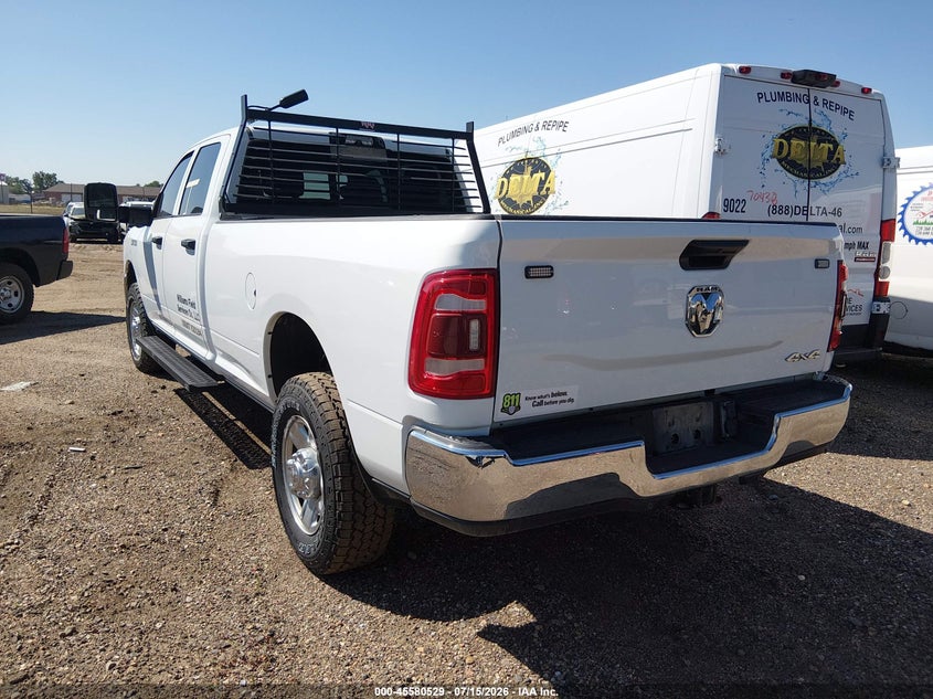 Vin: 3c6ur5hj0pg589050, lot: 46078882, ram 2500 tradesman  4x4 8' box 20233