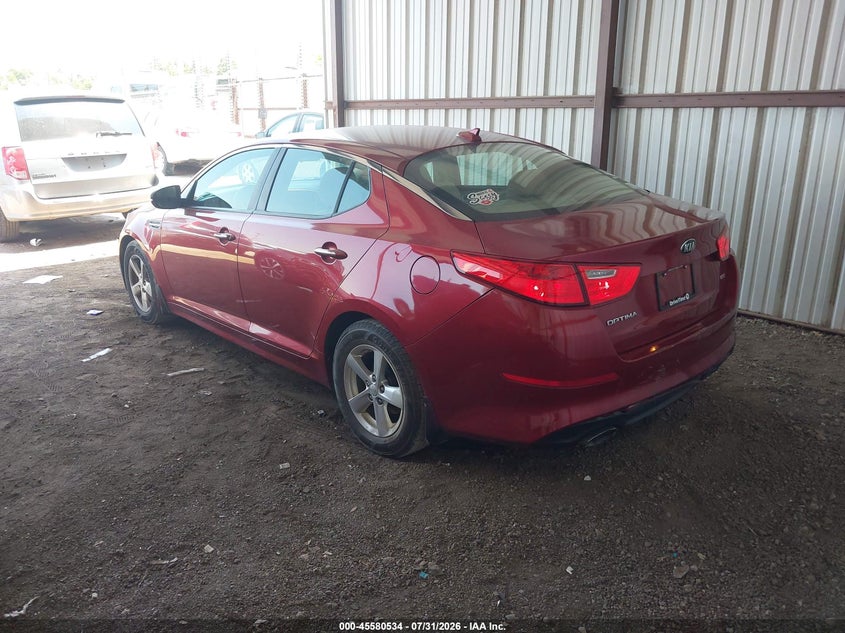 Vin: 5xxgm4a76fg519888, lot: 46078887, kia optima lx 20153