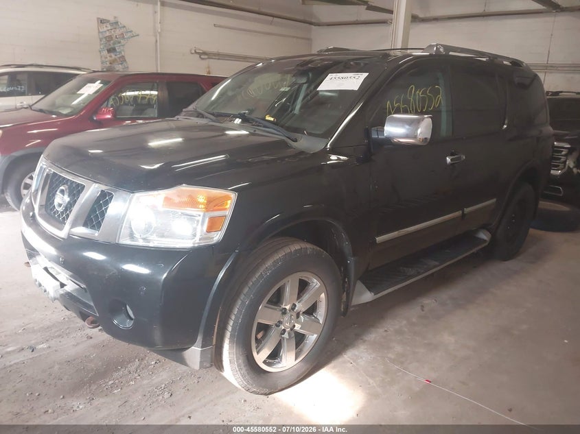 Vin: 5n1aa0ne4bn607042, lot: 46078905, nissan armada platinum 20112