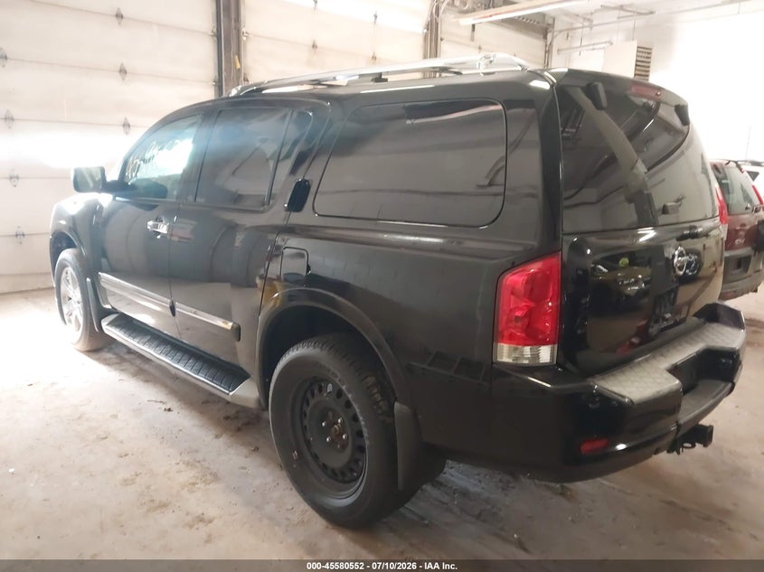 Vin: 5n1aa0ne4bn607042, lot: 46078905, nissan armada platinum 20113