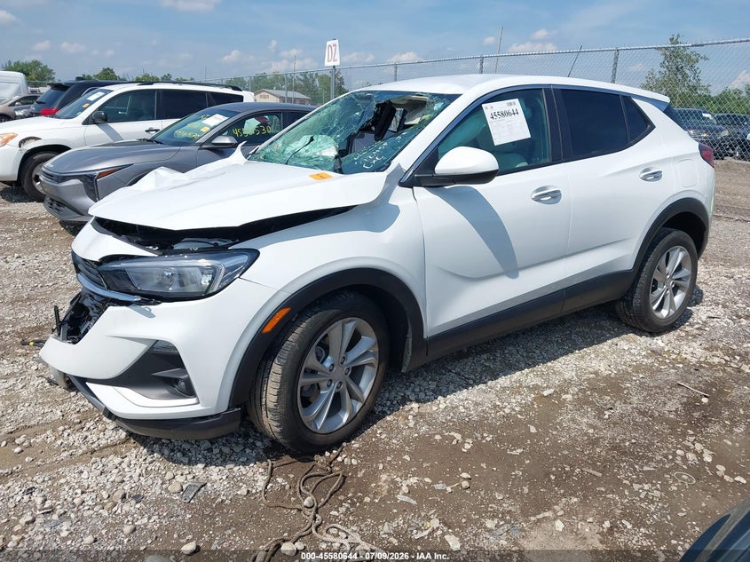 Vin: kl4mmbs26pb097813, lot: 46078997, buick encore gx preferred fwd 20232