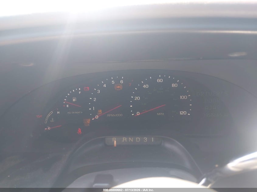 2000 Lincoln Continental VIN: 1LNHM97V0YY874645 Lot: 45580662