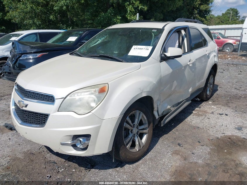 2013 Chevrolet Equinox Lt, Front End, IAAI, VIN 1GNALPEK5DZ132193 — photo 2