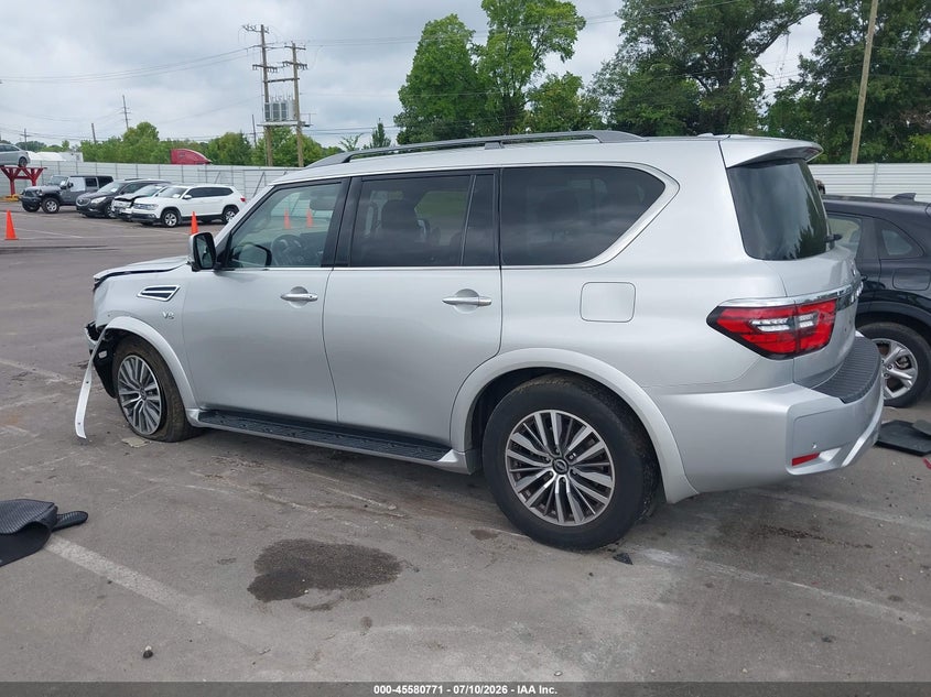 2021 Nissan Armada Sl 4Wd VIN: JN8AY2BB1M9793340 Lot: 45580771