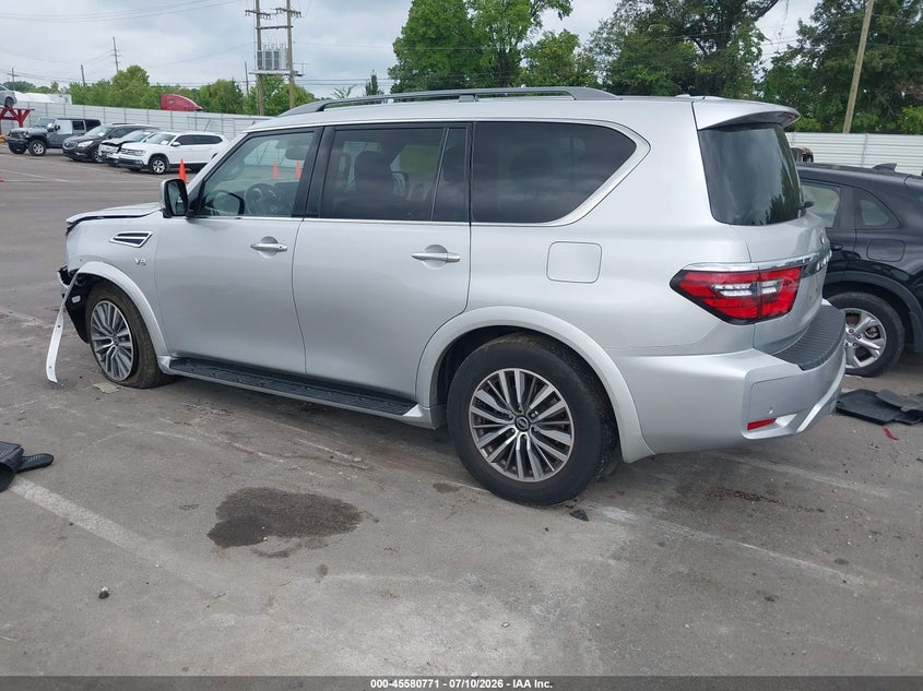 Vin: jn8ay2bb1m9793340, lot: 46079124, nissan armada sl 4wd 20213