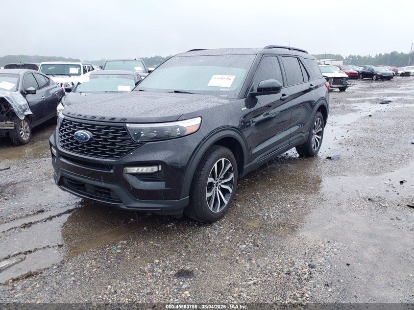Vin: 1fmsk8khxngc09275, lot: 46079138, ford explorer st-line 20222