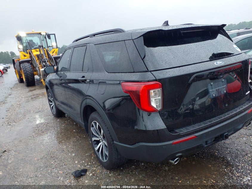 Vin: 1fmsk8khxngc09275, lot: 46079138, ford explorer st-line 20223