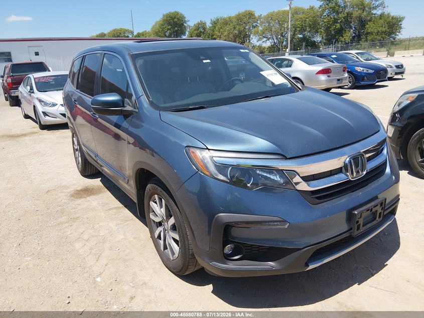 Vin: 5fnyf6h55nb007636, lot: 46079141, honda pilot awd ex-l 2022 img_1