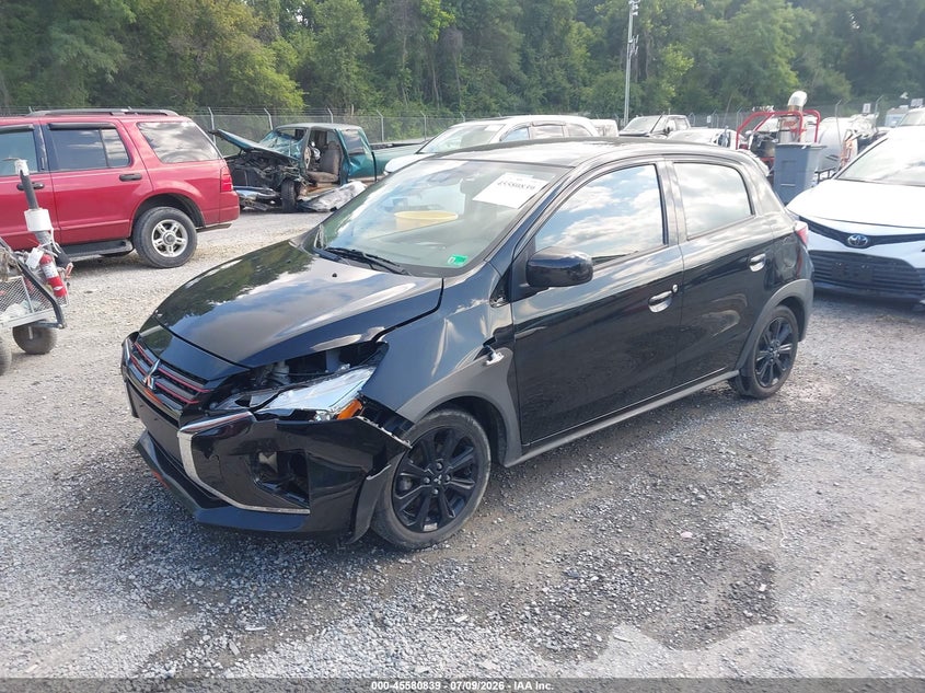 2024 Mitsubishi Mirage Black Edition, Удар спереди, IAAI, VIN ML32AWHJ0RH005710 — фото 2