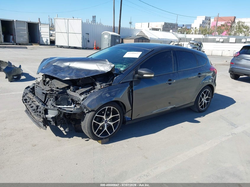 Vin: 1fadp3m20jl223963, lot: 46079200, ford focus sel 20182