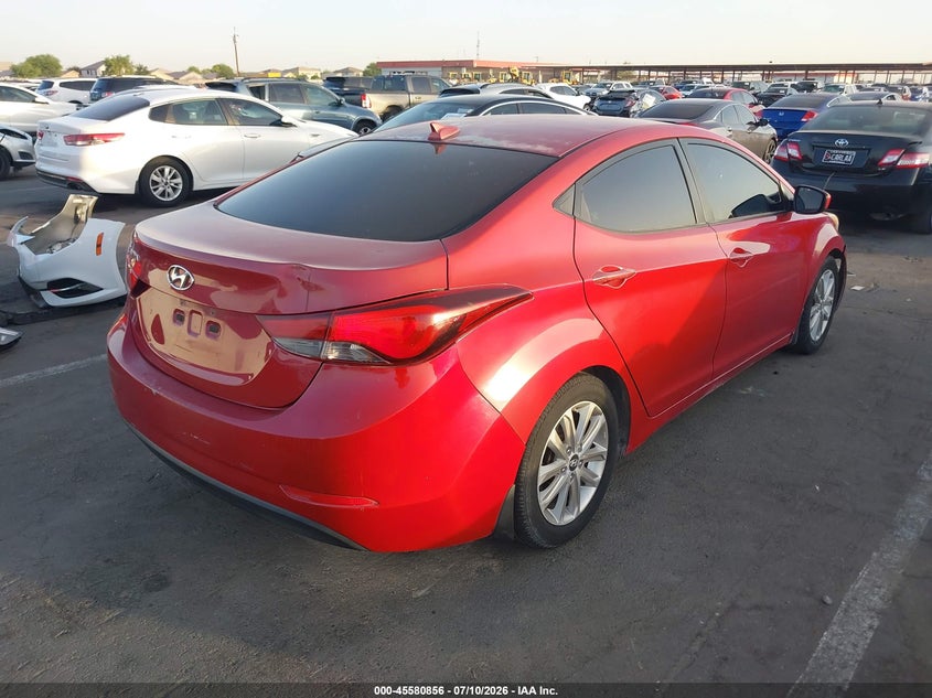 2016 HYUNDAI ELANTRA auction photo 4