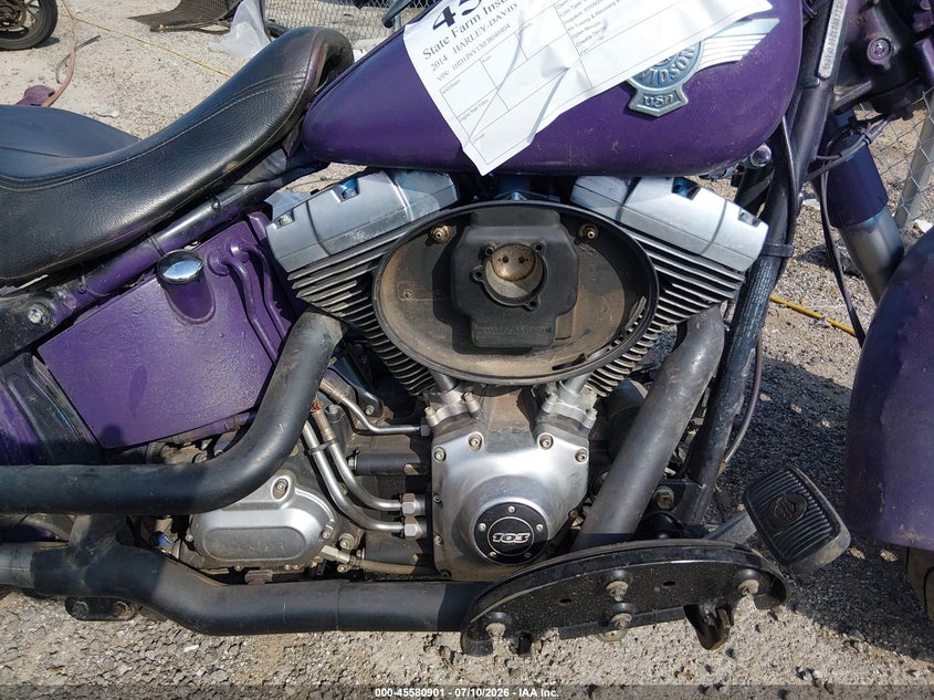 2014 Harley-Davidson Flstfb Fatboy Lo VIN: 1HD1JNV1XEB040404 Lot: 45580901