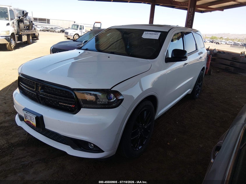 Vin: 1c4rdhdg6fc709198, lot: 46079258, dodge durango limited 20152