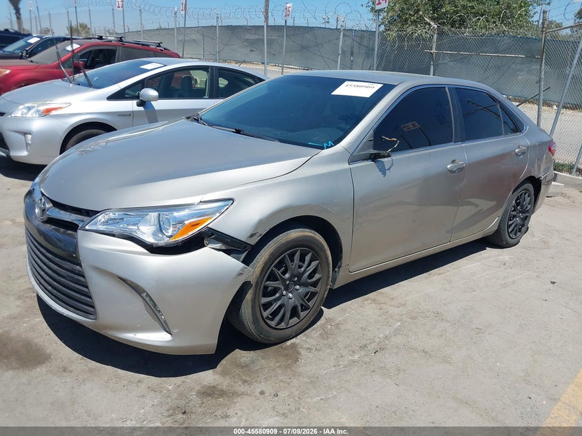 2016 Toyota Camry, Левый зад, IAAI, VIN 4T4BF1FK7GR543646 — фото 2